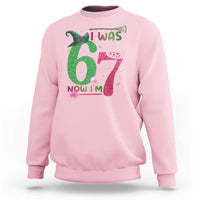 Birthday Girl I Was 6 Now I Am 7 Sweatshirt Gift For Alpha Kids - Wonder Print Shop