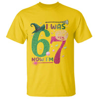 Birthday Girl I Was 6 Now I Am 7 T Shirt Gift For Alpha Kids - Wonder Print Shop