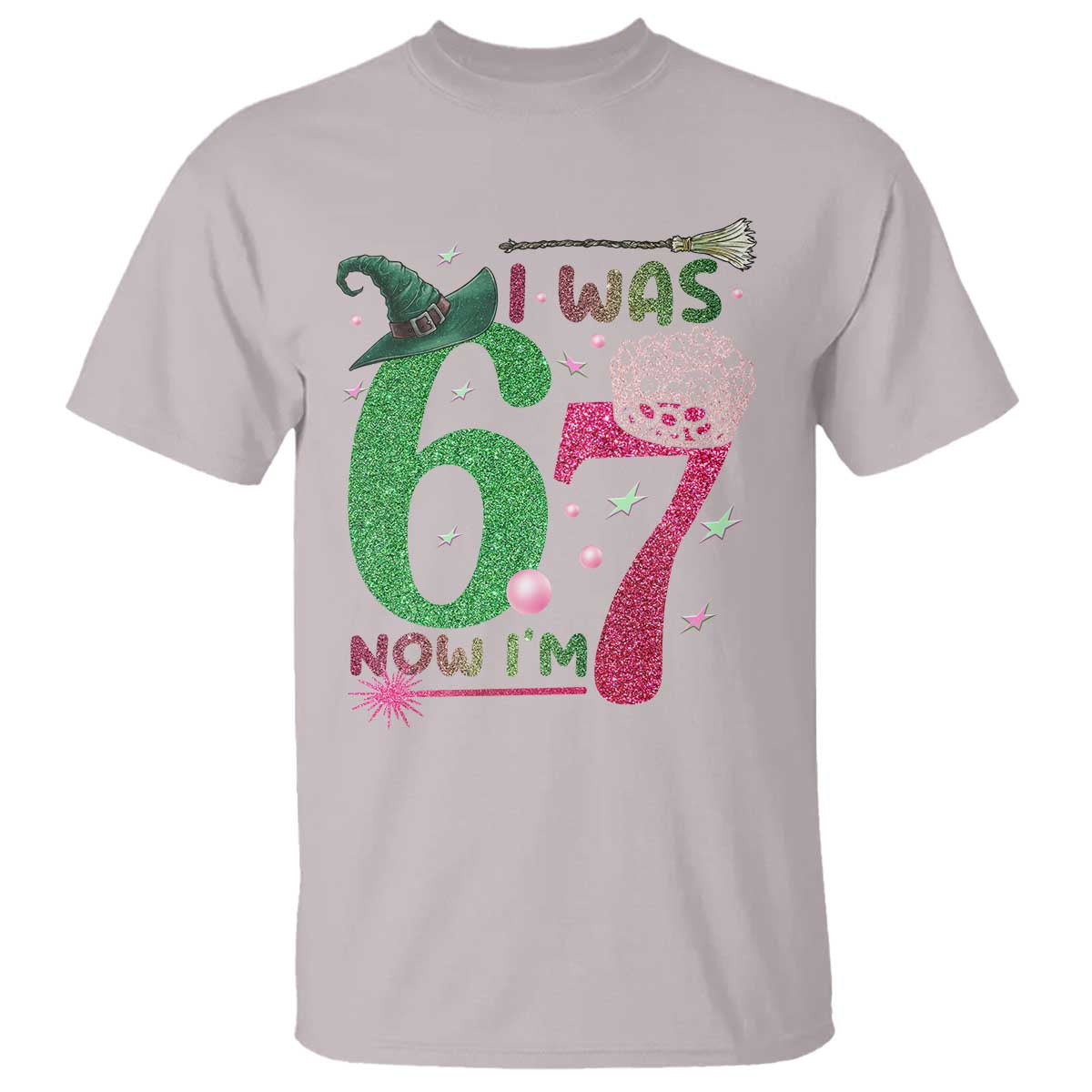 Birthday Girl I Was 6 Now I Am 7 T Shirt Gift For Alpha Kids - Wonder Print Shop