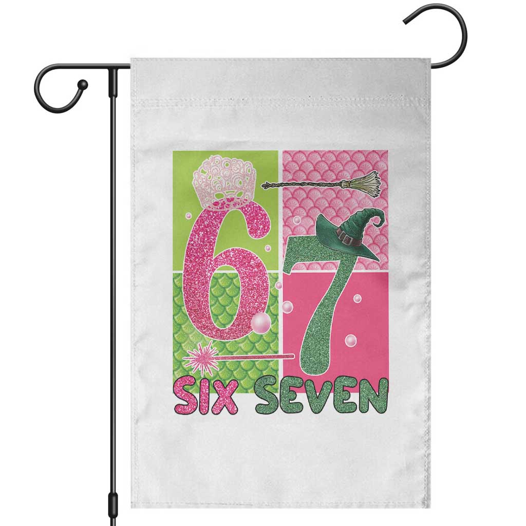 I Was Six Now I Am Seven Garden Flag Fantasy Birthday Girl - Wonder Print Shop