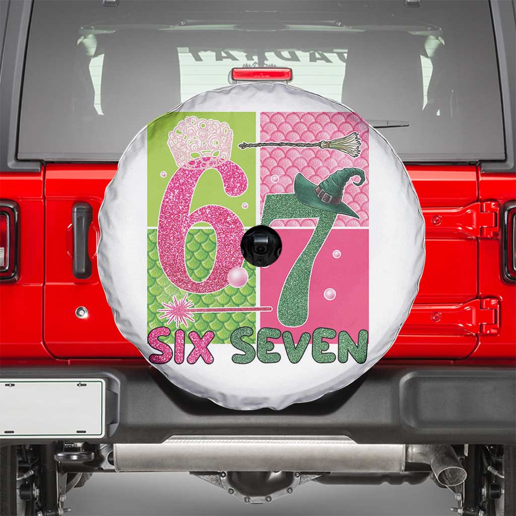 I Was Six Now I Am Seven Spare Tire Cover Fantasy Birthday Girl - Wonder Print Shop