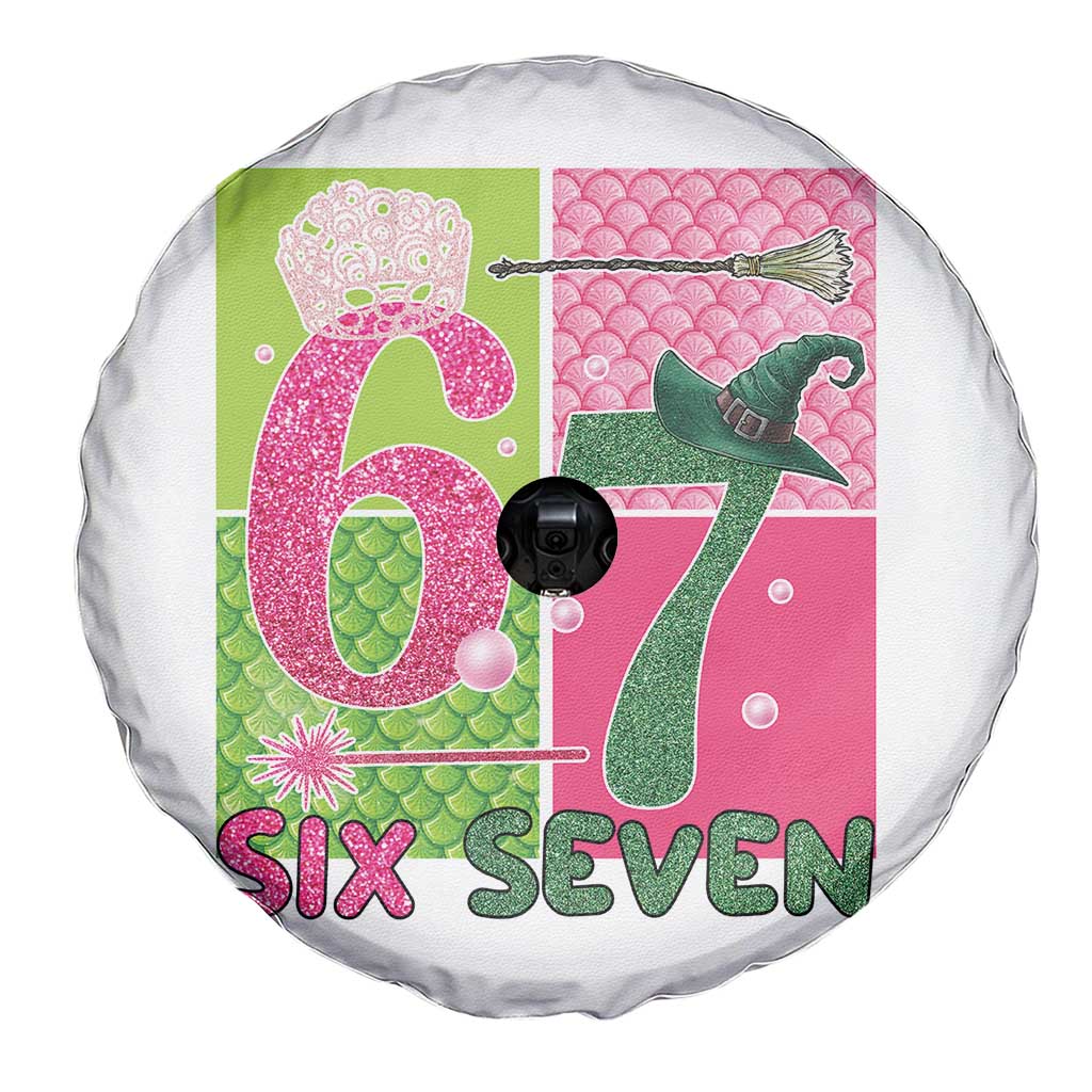 I Was Six Now I Am Seven Spare Tire Cover Fantasy Birthday Girl - Wonder Print Shop