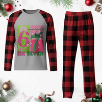 I Was Six Now I Am Seven Plaid Pajama Set Fantasy Birthday Girl - Wonder Print Shop