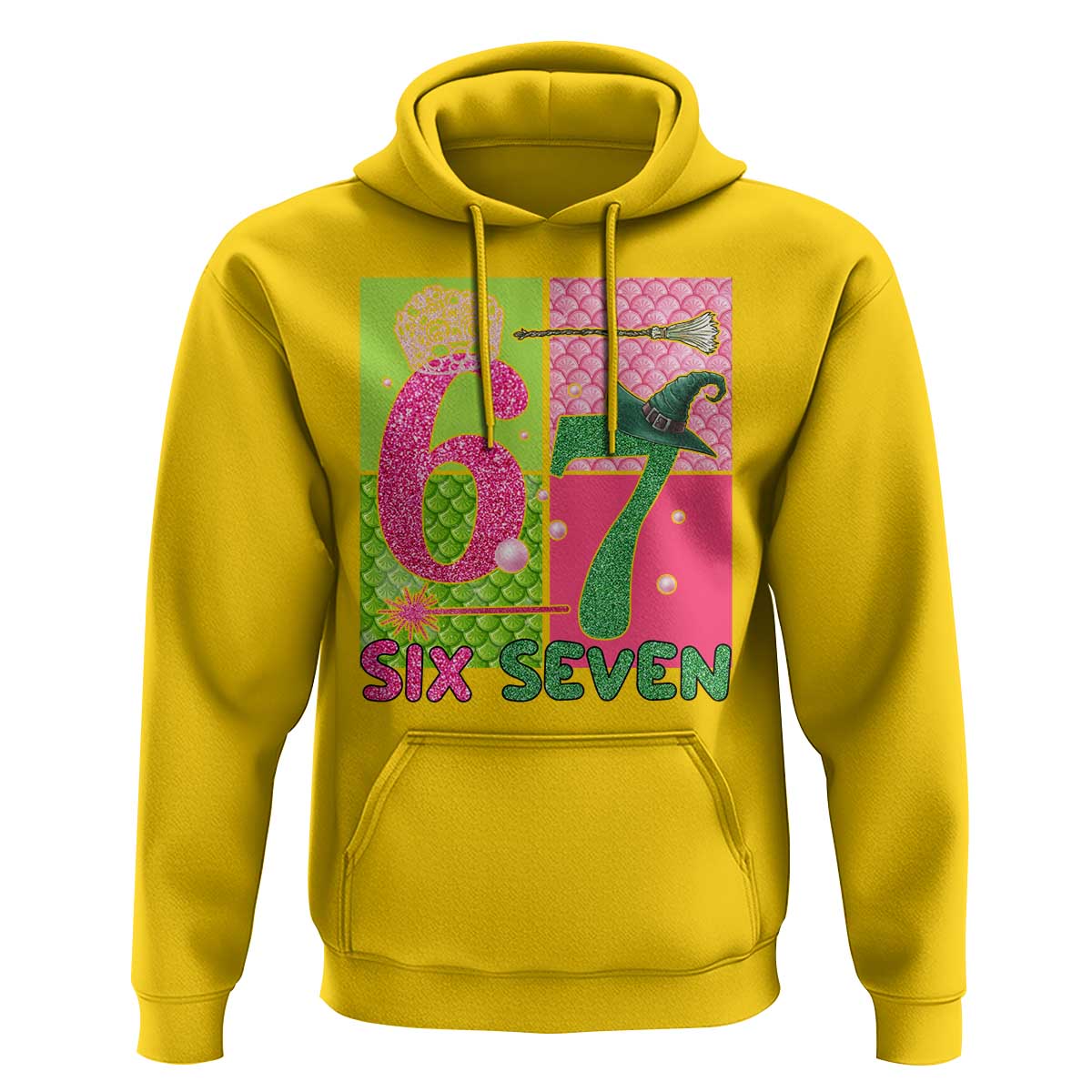 I Was Six Now I Am Seven Hoodie Fantasy Birthday Girl - Wonder Print Shop