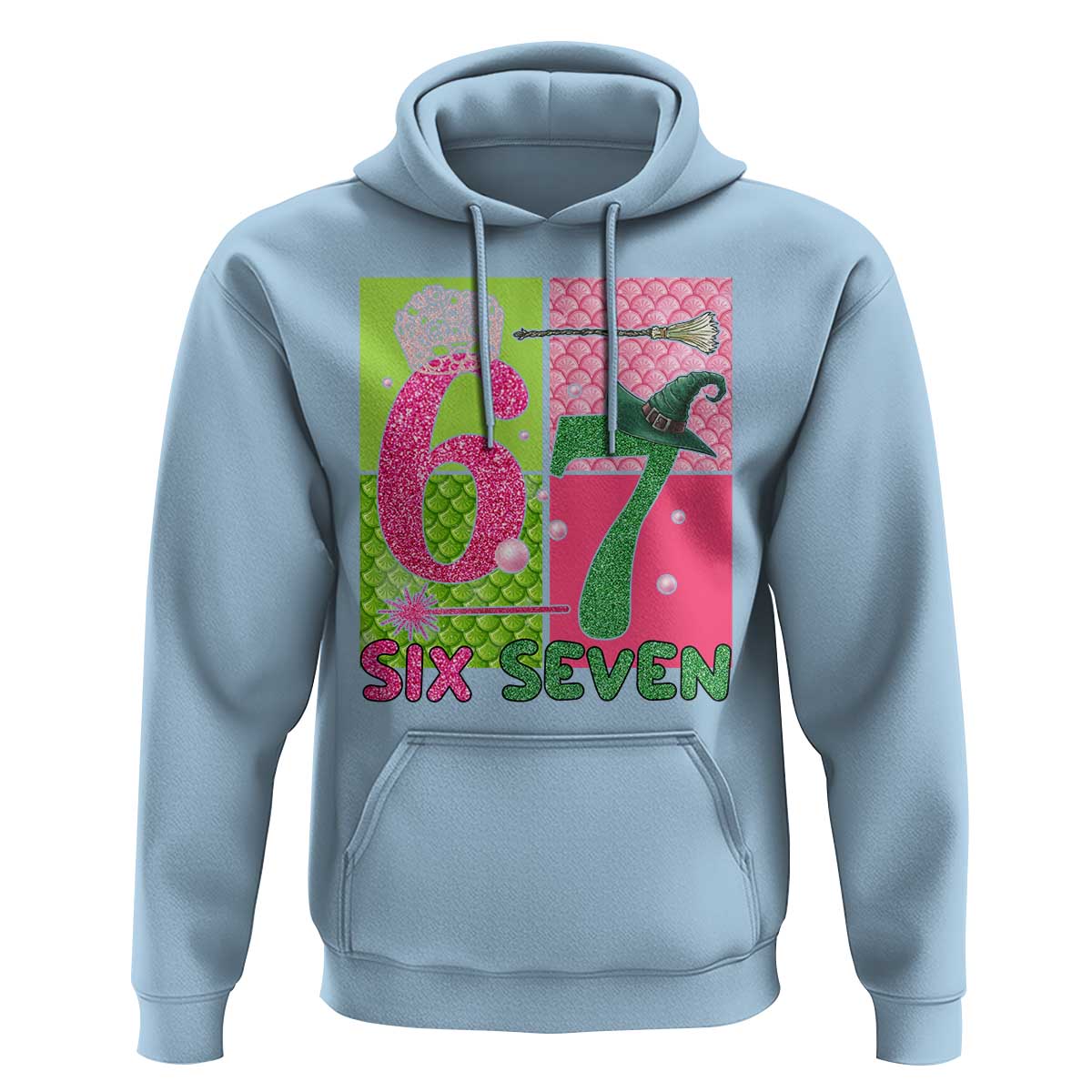 I Was Six Now I Am Seven Hoodie Fantasy Birthday Girl - Wonder Print Shop