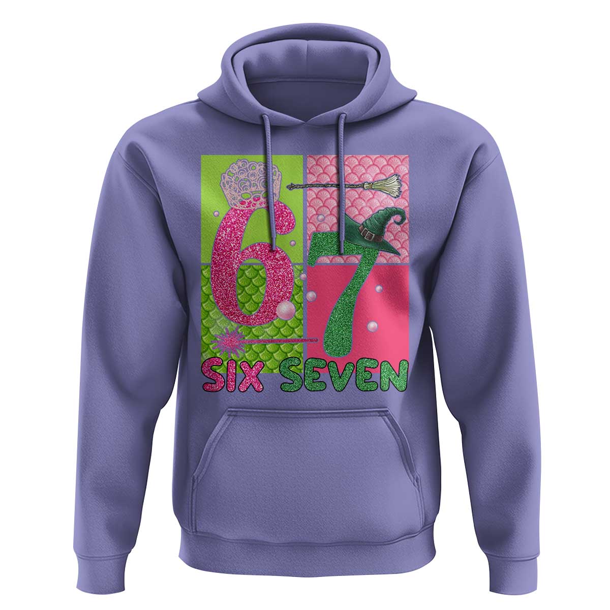 I Was Six Now I Am Seven Hoodie Fantasy Birthday Girl - Wonder Print Shop