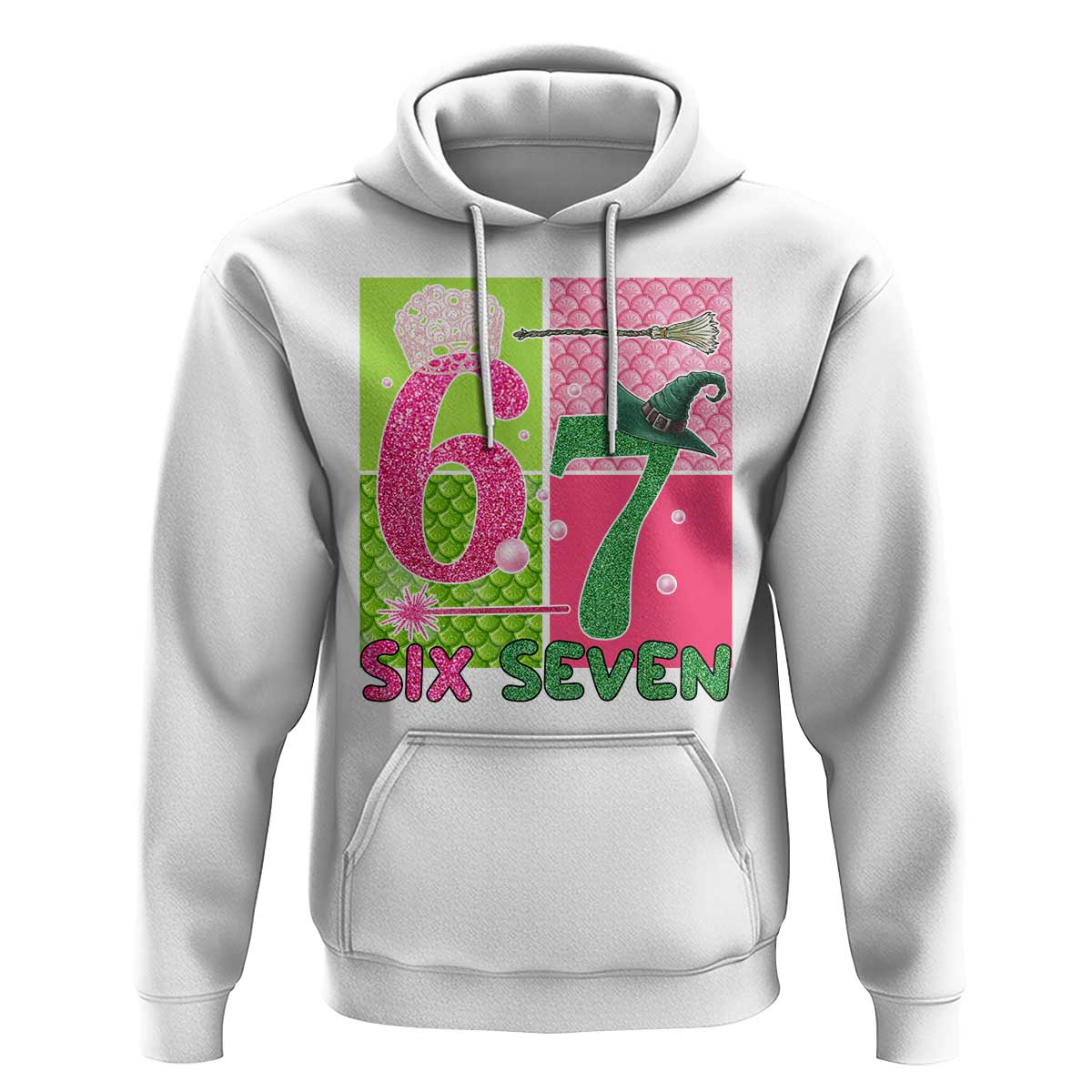 I Was Six Now I Am Seven Hoodie Fantasy Birthday Girl - Wonder Print Shop