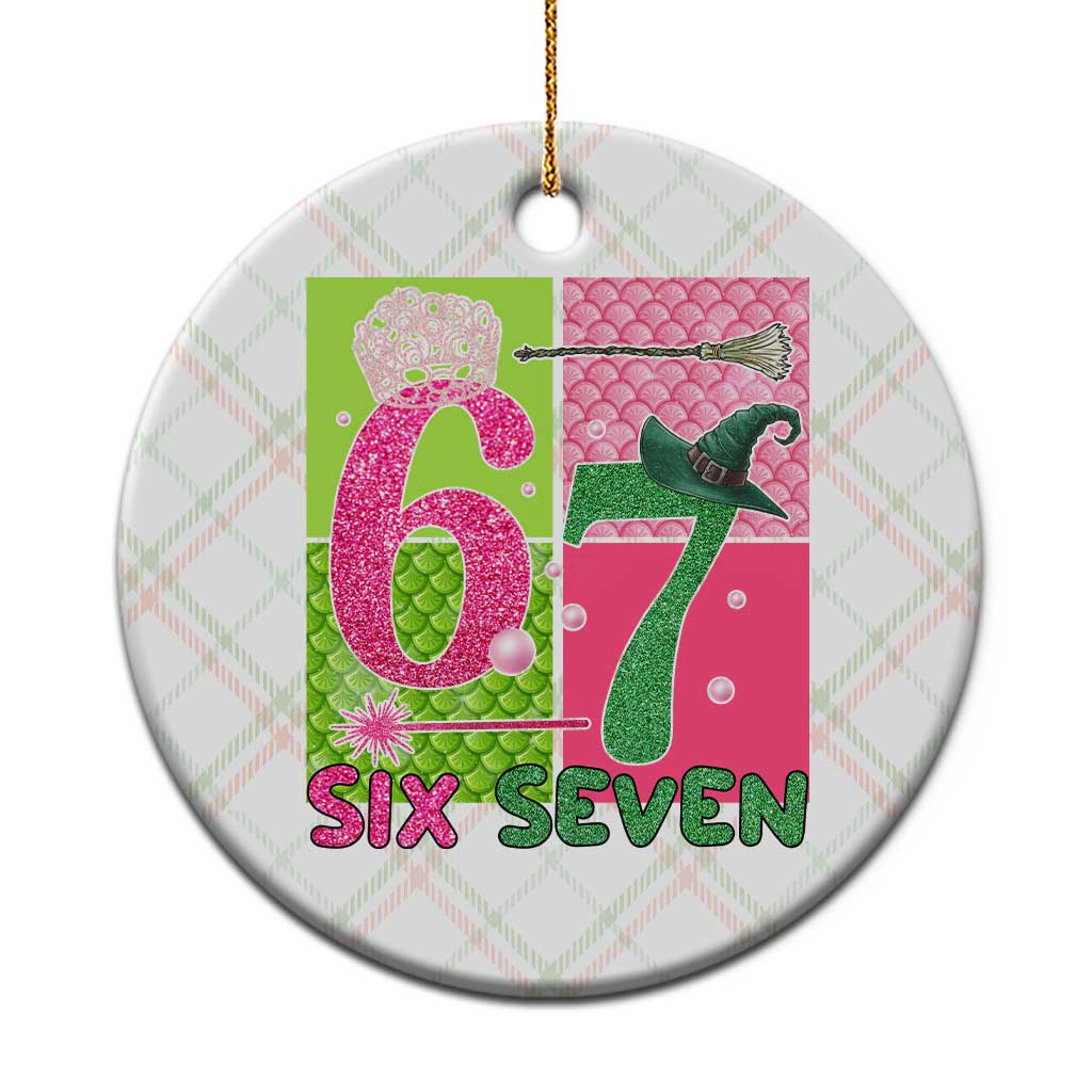 I Was Six Now I Am Seven Ceramic Ornament Fantasy Birthday Girl - Wonder Print Shop