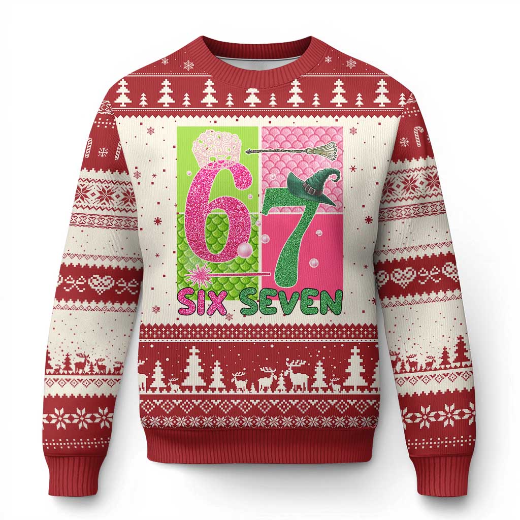 I Was Six Now I Am Seven Ugly Christmas Sweater Fantasy Birthday Girl - Wonder Print Shop