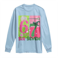 I Was Six Now I Am Seven Long Sleeve Shirt Fantasy Birthday Girl - Wonder Print Shop