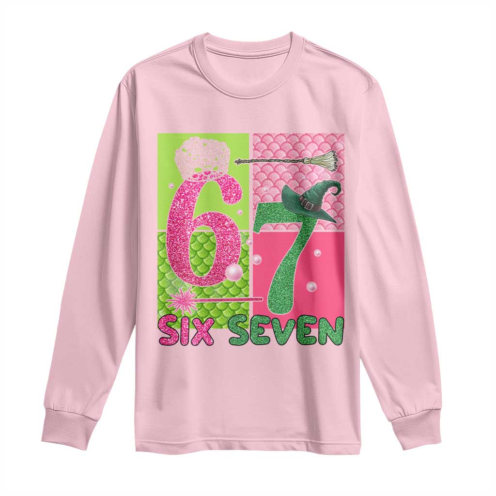 I Was Six Now I Am Seven Long Sleeve Shirt Fantasy Birthday Girl - Wonder Print Shop