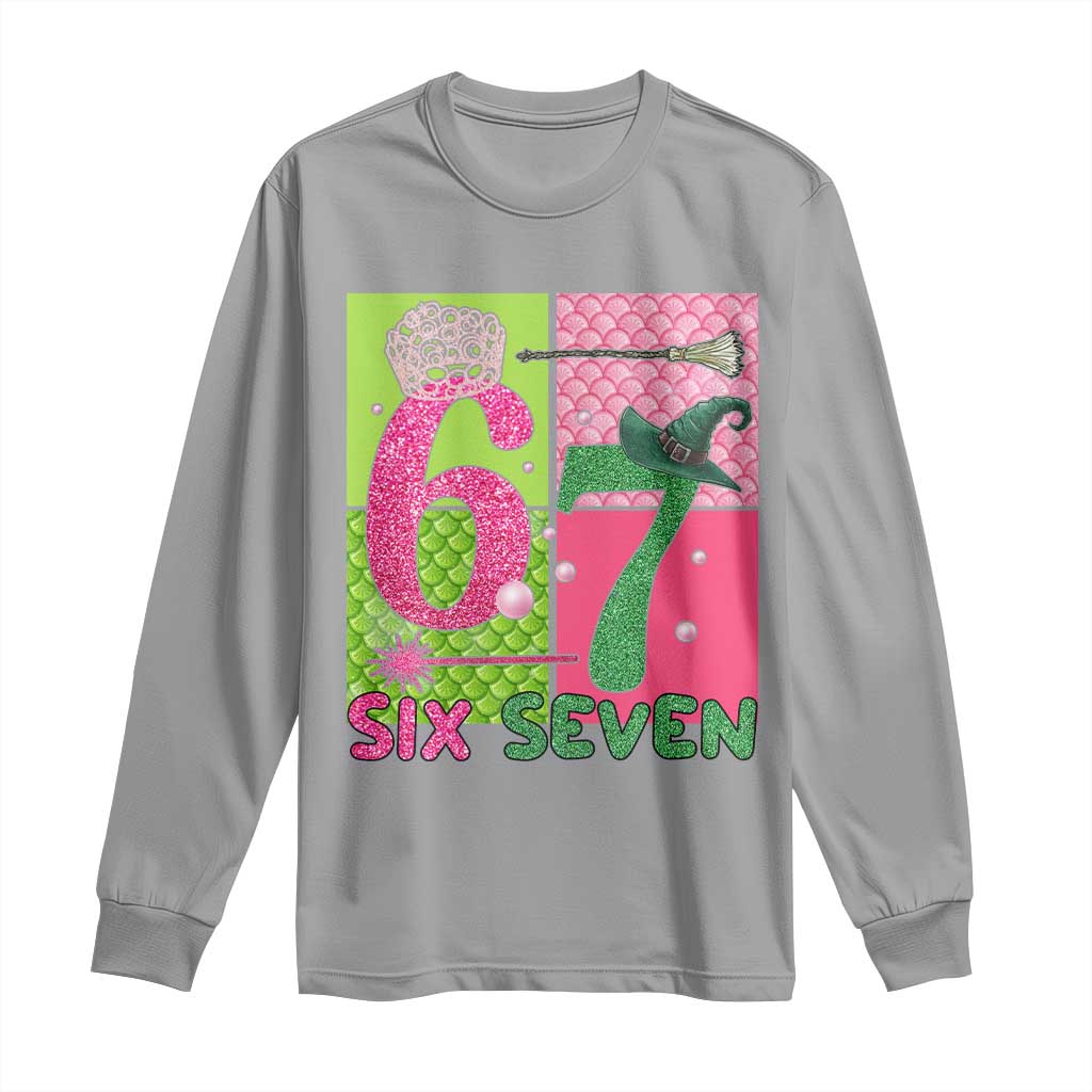I Was Six Now I Am Seven Long Sleeve Shirt Fantasy Birthday Girl - Wonder Print Shop