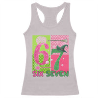 I Was Six Now I Am Seven Racerback Tank Top Fantasy Birthday Girl - Wonder Print Shop