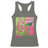 I Was Six Now I Am Seven Racerback Tank Top Fantasy Birthday Girl - Wonder Print Shop