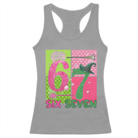 I Was Six Now I Am Seven Racerback Tank Top Fantasy Birthday Girl - Wonder Print Shop
