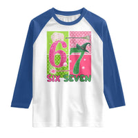 I Was Six Now I Am Seven Raglan Shirt Fantasy Birthday Girl - Wonder Print Shop