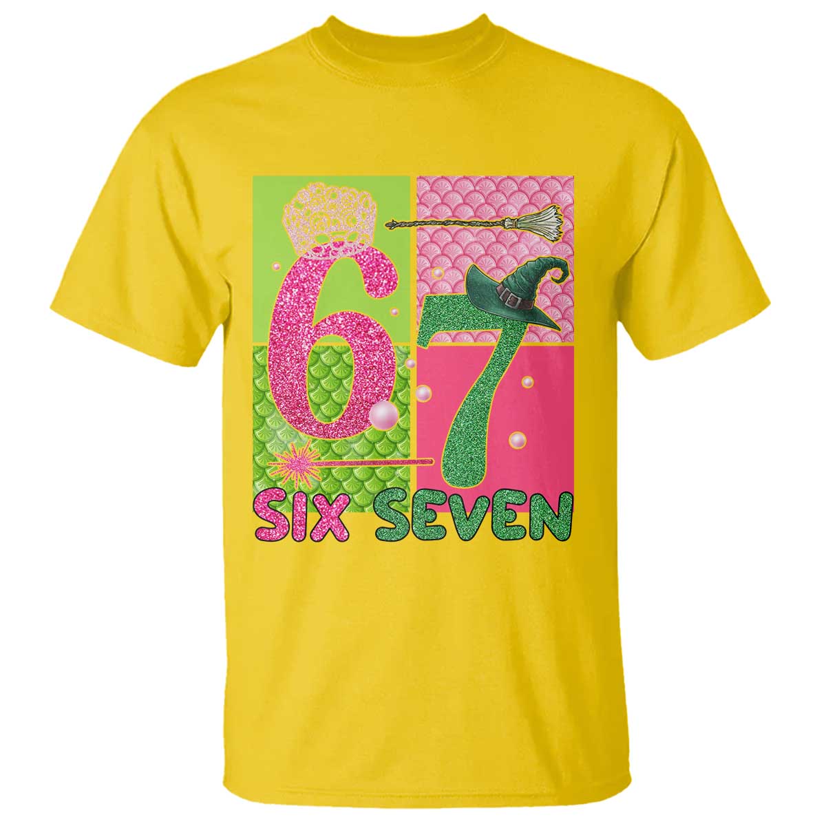 I Was Six Now I Am Seven T Shirt Fantasy Birthday Girl - Wonder Print Shop