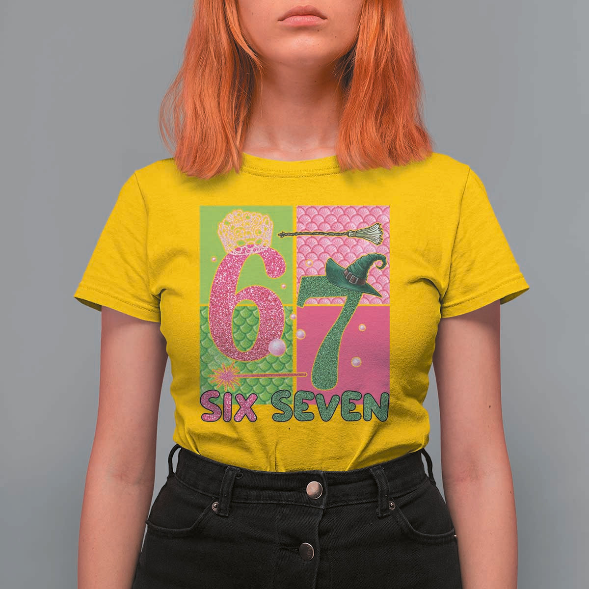 I Was Six Now I Am Seven T Shirt For Women Fantasy Birthday Girl - Wonder Print Shop