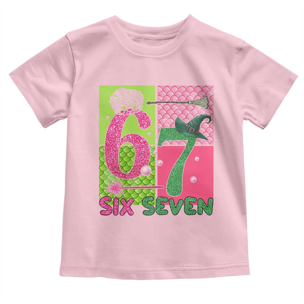 I Was Six Now I Am Seven Toddler T Shirt Fantasy Birthday Girl - Wonder Print Shop