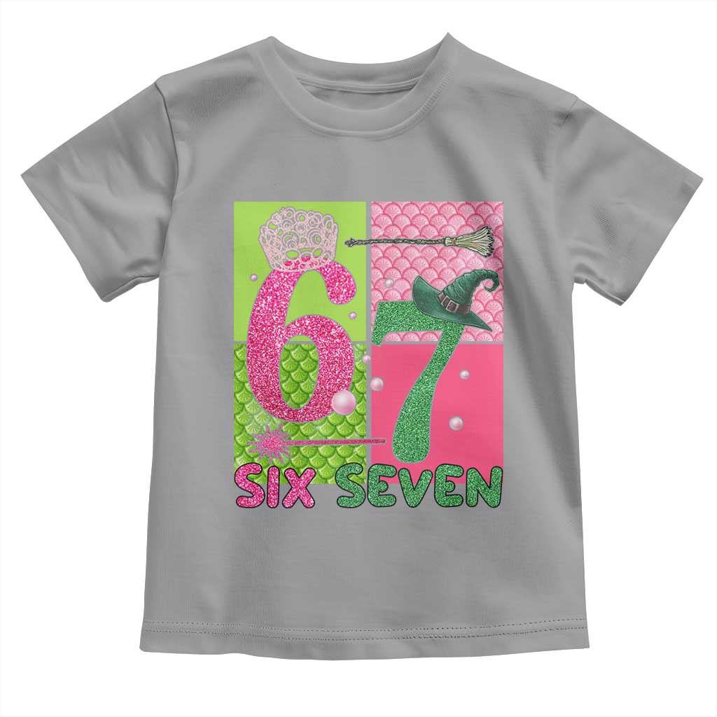 I Was Six Now I Am Seven Toddler T Shirt Fantasy Birthday Girl - Wonder Print Shop