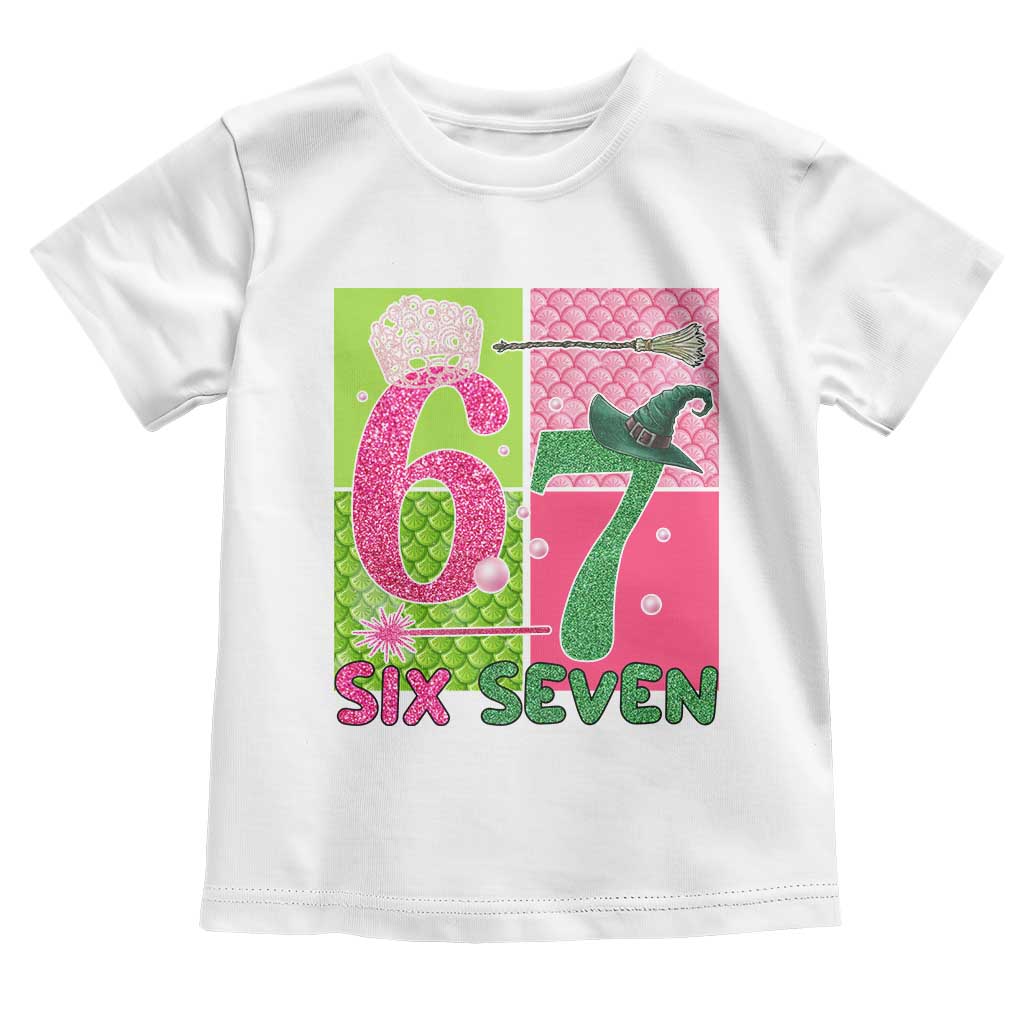 I Was Six Now I Am Seven Toddler T Shirt Fantasy Birthday Girl - Wonder Print Shop