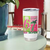 I Was Six Now I Am Seven Tumbler Cup Fantasy Birthday Girl - Wonder Print Shop