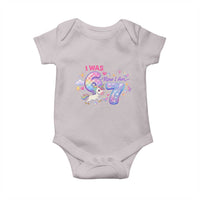 I Was 6 Now I Am 7 Baby Onesie Funny Birthday Alpha Kids - Wonder Print Shop