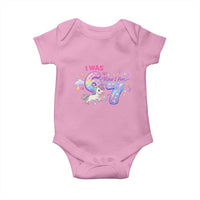 I Was 6 Now I Am 7 Baby Onesie Funny Birthday Alpha Kids - Wonder Print Shop