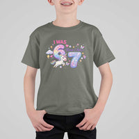 I Was 6 Now I Am 7 T Shirt For Kid Funny Birthday Alpha Kids - Wonder Print Shop
