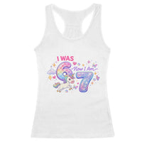 I Was 6 Now I Am 7 Racerback Tank Top Funny Birthday Alpha Kids - Wonder Print Shop