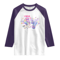 I Was 6 Now I Am 7 Raglan Shirt Funny Birthday Alpha Kids - Wonder Print Shop