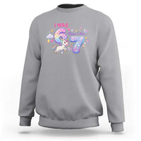 I Was 6 Now I Am 7 Sweatshirt Funny Birthday Alpha Kids - Wonder Print Shop