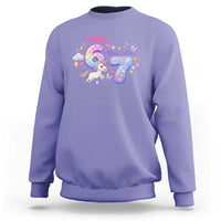 I Was 6 Now I Am 7 Sweatshirt Funny Birthday Alpha Kids - Wonder Print Shop