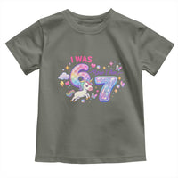 I Was 6 Now I Am 7 Toddler T Shirt Funny Birthday Alpha Kids - Wonder Print Shop