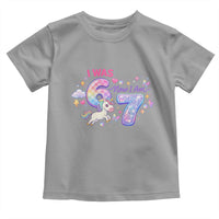 I Was 6 Now I Am 7 Toddler T Shirt Funny Birthday Alpha Kids - Wonder Print Shop