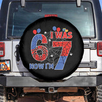 I Was 6 Now I Am 7 Spare Tire Cover Funny Spider Birthday Boy - Wonder Print Shop