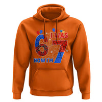 I Was 6 Now I Am 7 Hoodie Funny Spider Birthday Boy - Wonder Print Shop