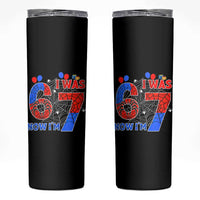 I Was 6 Now I Am 7 Skinny Tumbler Funny Spider Birthday Boy - Wonder Print Shop