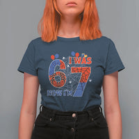 I Was 6 Now I Am 7 T Shirt For Women Funny Spider Birthday Boy - Wonder Print Shop