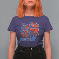 I Was 6 Now I Am 7 T Shirt For Women Funny Spider Birthday Boy - Wonder Print Shop