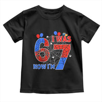 I Was 6 Now I Am 7 Toddler T Shirt Funny Spider Birthday Boy - Wonder Print Shop