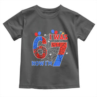 I Was 6 Now I Am 7 Toddler T Shirt Funny Spider Birthday Boy - Wonder Print Shop