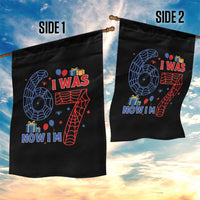 Spider Boy I Was 6 Now I Am 7 Garden Flag Seventh Birthday Gift - Wonder Print Shop