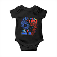 Spider Boy I Was 6 Now I Am 7 Baby Onesie Seventh Birthday Gift - Wonder Print Shop