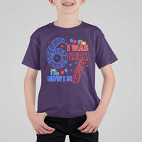 Spider Boy I Was 6 Now I Am 7 T Shirt For Kid Seventh Birthday Gift - Wonder Print Shop