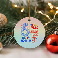 Spider Boy I Was 6 Now I Am 7 Ceramic Ornament Seventh Birthday Gift - Wonder Print Shop
