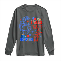 Spider Boy I Was 6 Now I Am 7 Long Sleeve Shirt Seventh Birthday Gift - Wonder Print Shop