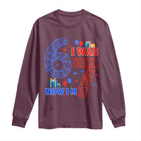 Spider Boy I Was 6 Now I Am 7 Long Sleeve Shirt Seventh Birthday Gift - Wonder Print Shop