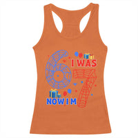 Spider Boy I Was 6 Now I Am 7 Racerback Tank Top Seventh Birthday Gift - Wonder Print Shop