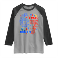 Spider Boy I Was 6 Now I Am 7 Raglan Shirt Seventh Birthday Gift - Wonder Print Shop